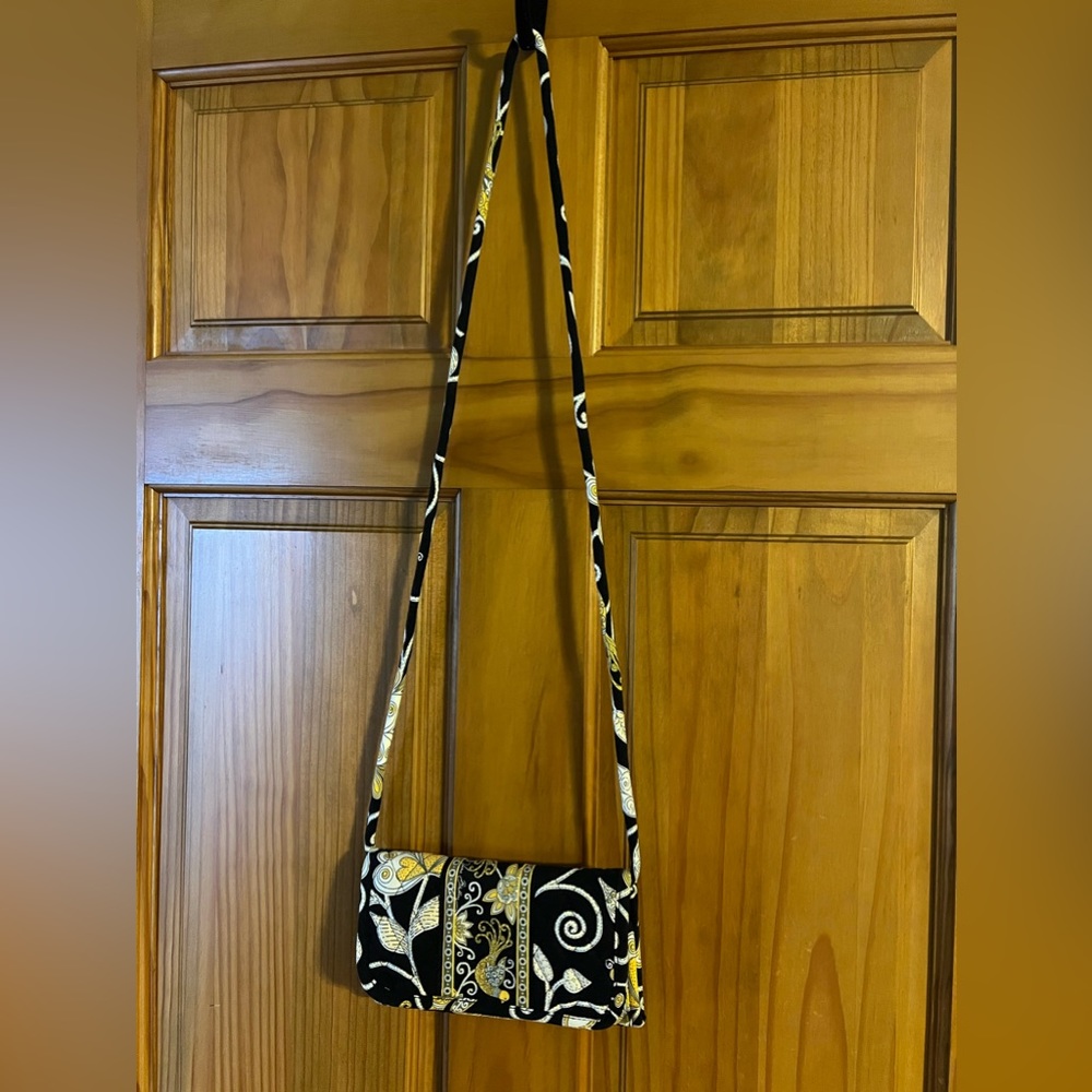Vera Bradley wallet with strap